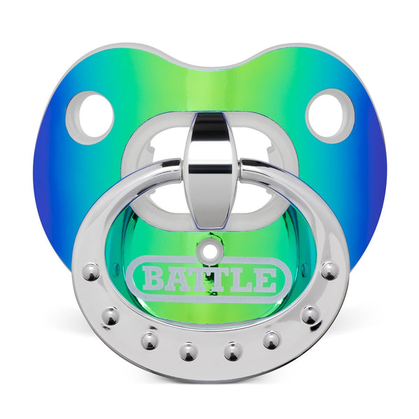 "Binky" Iridescent Oxygen Football Mouthguard by Battle Sports