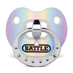 "Binky" Iridescent Oxygen Football Mouthguard by Battle Sports