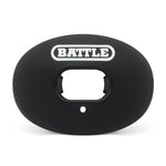 Black: Oxygen Convertible Strap Football Mouthguard by Battle Sports