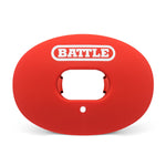 Red: Oxygen Convertible Strap Football Mouthguard by Battle Sports