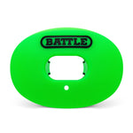Neon-Green: Oxygen Convertible Strap Football Mouthguard by Battle Sports
