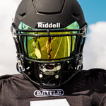 "American Flag 2.0" Chrome Oxygen Football Mouthguard by Battle Sports