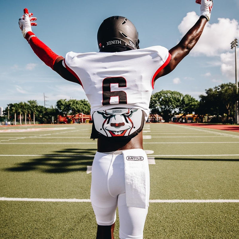 Clown Football Back Plate by Battle Sports