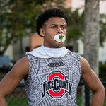 "Cross" Chrome Oxygen Football Mouthguard by Battle Sports