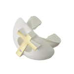 "Cross" Chrome Oxygen Football Mouthguard by Battle Sports