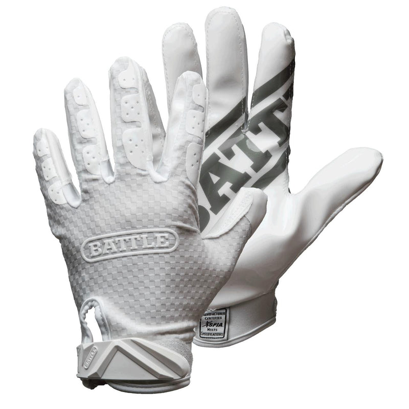 Triple Threat Receiver Football Gloves by Battle Sports