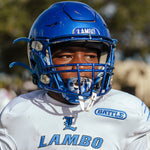 "Blue Strips" Oxygen Football Mouthguard by Battle Sports