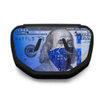 Blue Strips Football Back Plate - Adult by Battle Sports