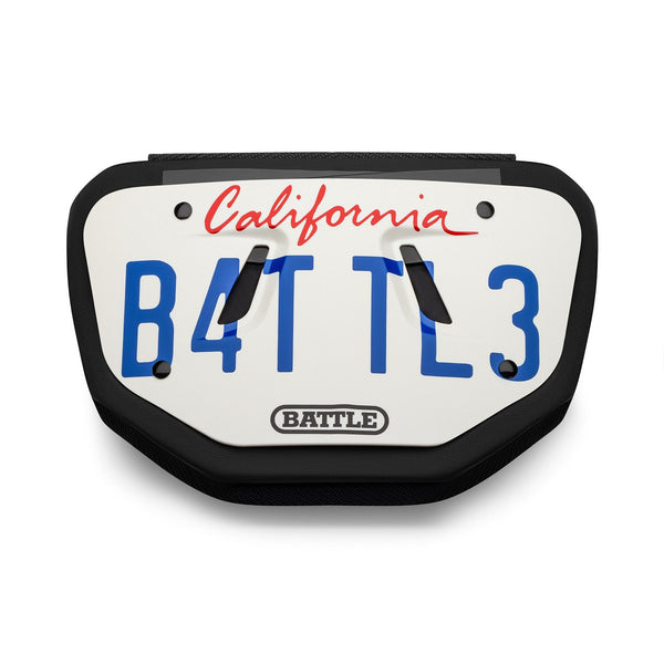 California Plate Football Back Plate - Adult by Battle Sports