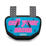 Call Your Mom Football Back Plate by Battle Sports