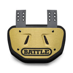Gold Diamond Football Back Plate by Battle Sports