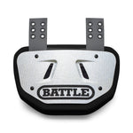 Silver Diamond Football Back Plate by Battle Sports