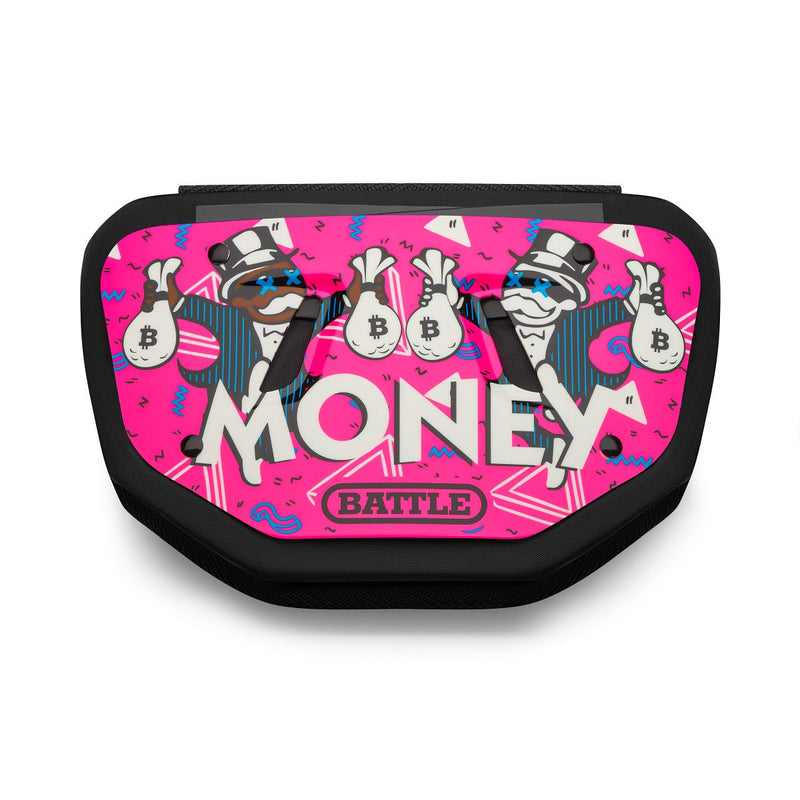 Money Man Football Back Plate by Battle Sports
