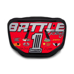 Red Racing Football Back Plate by Battle Sports