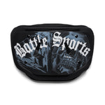 Chrome Skulls Football Back Plate by Battle Sports