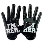 I'm HER Bella Female Receiver Football Gloves by Battle Sports