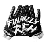 Finally Rich 2.0 Receiver Football Gloves by Battle Sports
