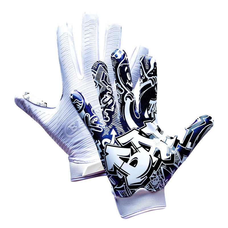 Prism Graffiti Doom Receiver Football Gloves by Battle Sports