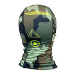 Green Camo Stencil Camo Shiesty Performance Mask by Battle Sports