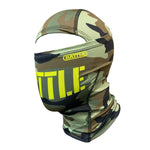 Green Camo Stencil Camo Shiesty Performance Mask by Battle Sports