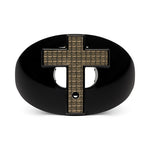 "3D Diamond Cross" Chrome Oxygen Football Mouthguard by Battle Sports