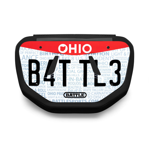 Ohio Plate Football Back Plate - Adult by Battle Sports