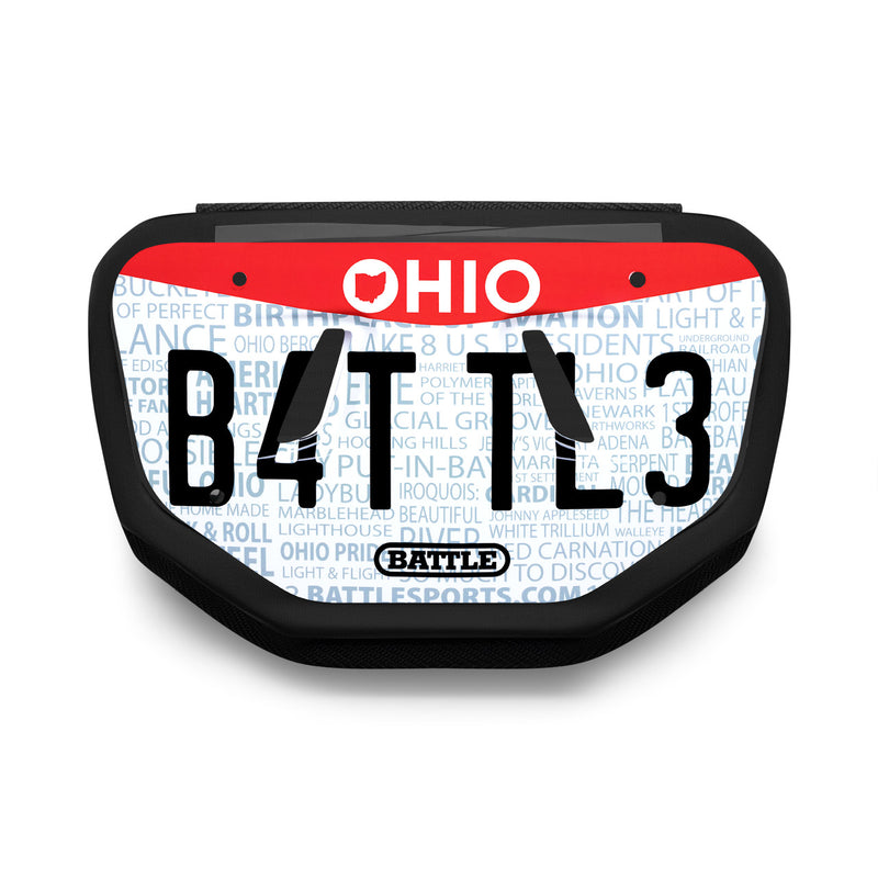 Ohio Plate Football Back Plate - Adult by Battle Sports